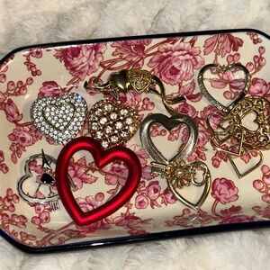 Vintage Heart Shaped Brooch Collection